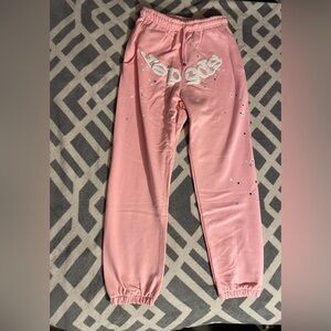 Pink Sp5der Sweatpants